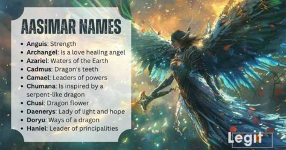 100+ Good Aasimar Names: Find a Fitting Name for Your Character