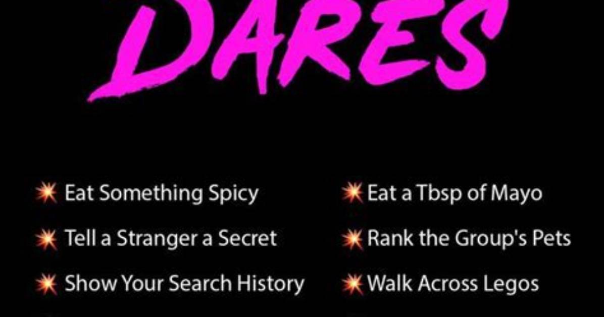 100+ Good Dares over Text to Add a Little Fun to the Conversation