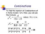 13 Combinations of 2
