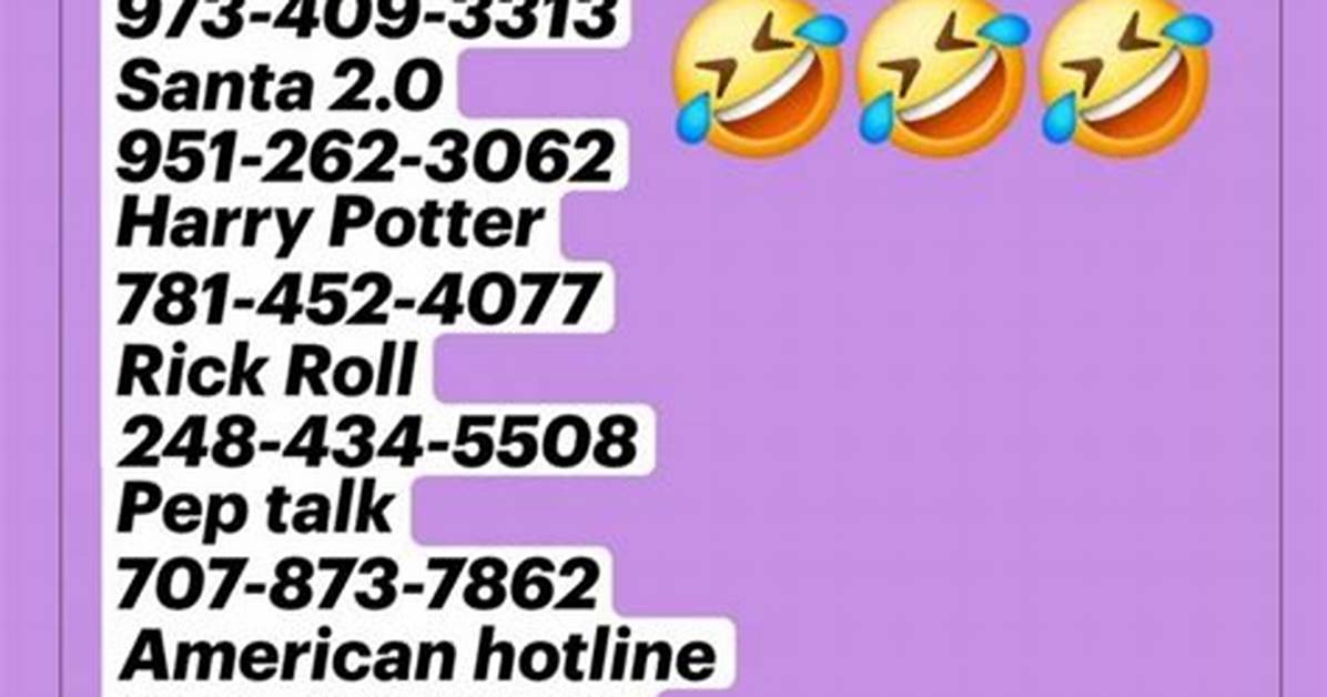15 Funny Numbers to Call When You Are Bored and Stuck at Home