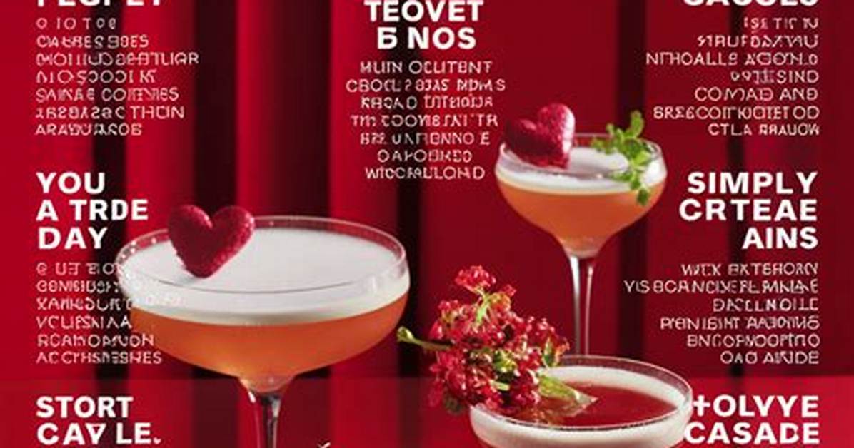 18 Easy Valentine's Day Cocktail Recipes You Will Totally Love