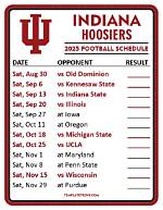 2023 Indiana Football Schedule | College Football Network