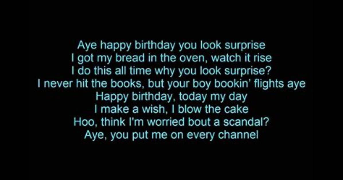 33 Rap Lyrics About Birthdays to Send to Your Friends