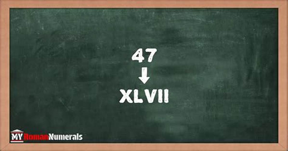 47 Convert to Roman Numeral
