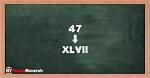 47 Convert to Roman Numeral