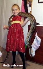 9-Yr-Old Girl Eats, Sleeps, Lives with Anaconda, Says She Is Crazy About Snakes