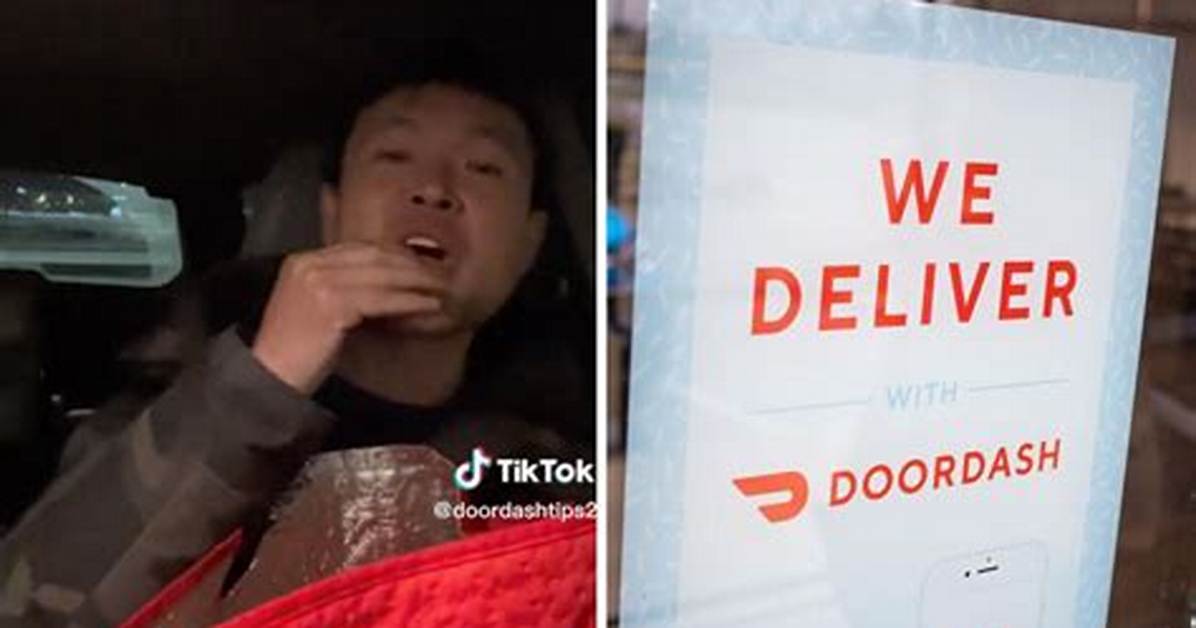 A Doordasher Ate Part of Customer's Food, Internet Responds