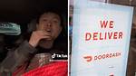 A Doordasher Ate Part of Customer's Food, Internet Responds