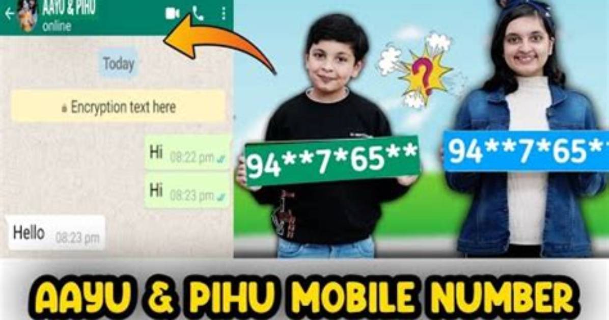 Aayu and Pihu Show Phone Number Whatsapp Number Contact Mobile