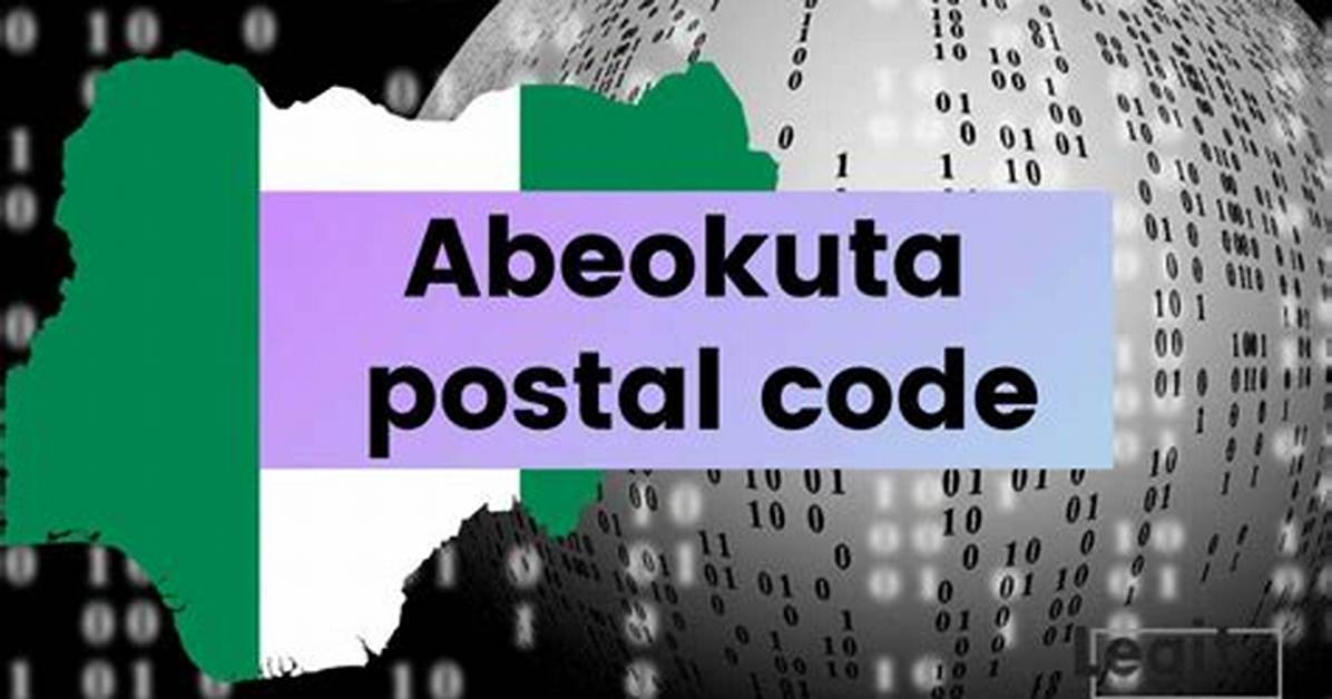 Abeokuta Postal Code Full List by Area