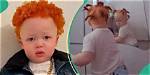 Albino Kid Sees Himself in Mirror for the First Time, His Reaction Goes Viral Online