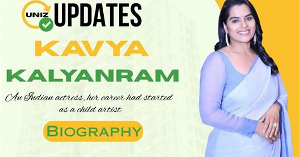 All About Kavya Kalyanram | Net Worth, Relationship, Career Kavya Kalyanram