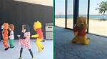 Amapiano Dances by Disney’s Minnie Mouse, Winnie the Pooh, and Other Cartoon Characters Amuse Peeps