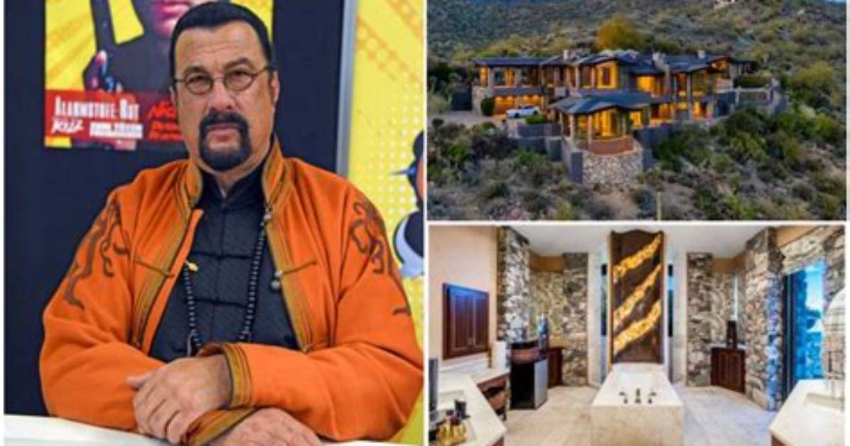 American Actor Steven Seagal Bought Bulletproof Mansion for N1.4B and Offered It up for Sale