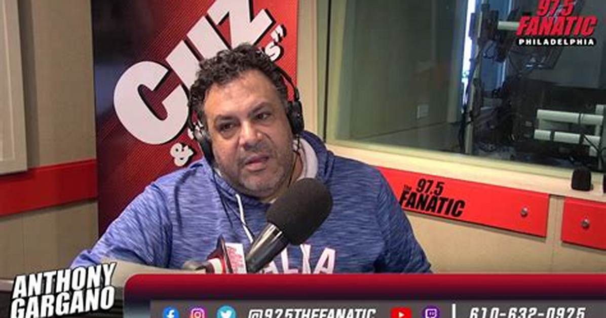 Anthony Gargano 97.5, Bio, Wikipedia, Wife, Salary, and Net Worth