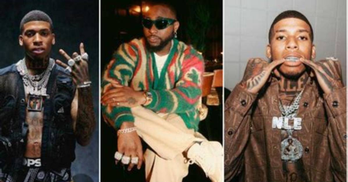 “Are U on the Remix? ” Fans Ask as American Rapper Nle Choppa Catches Unavailable Fever, Jumps on Davido’s Song