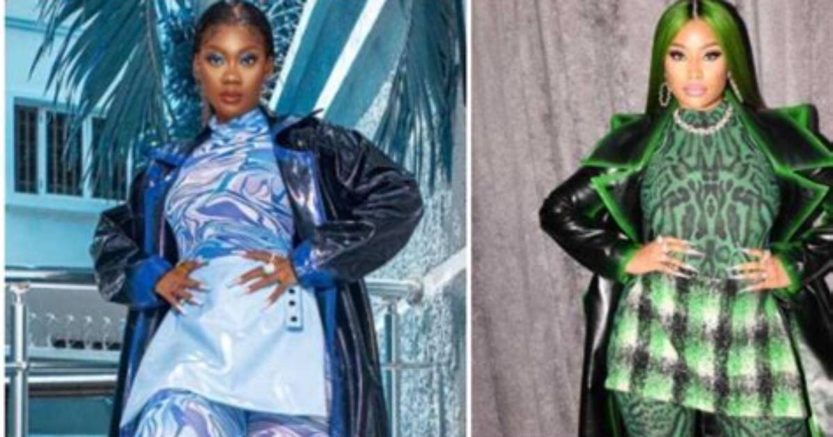 Bbtitans Star Blue Aiva Replicates Nicki Minaj's Look for Birthday, Netizens Share Thoughts