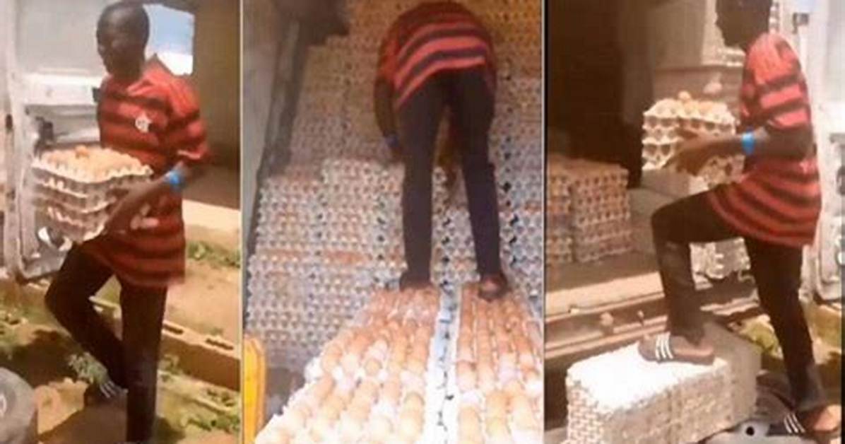 "Benin People Don Come Again": Nigerian Man Walks on Eggs Without Breaking Any, Video Trends