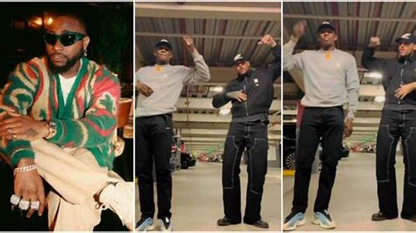 “Better Than Chris Brown”: Boxer Israel Adesanya Jumps on Davido’s Unavailable Challenge, Shows off Legwork