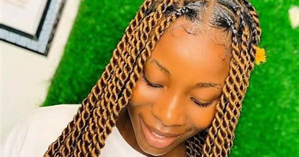 Big Twist Braids Hairstyles for Real Fashionistas