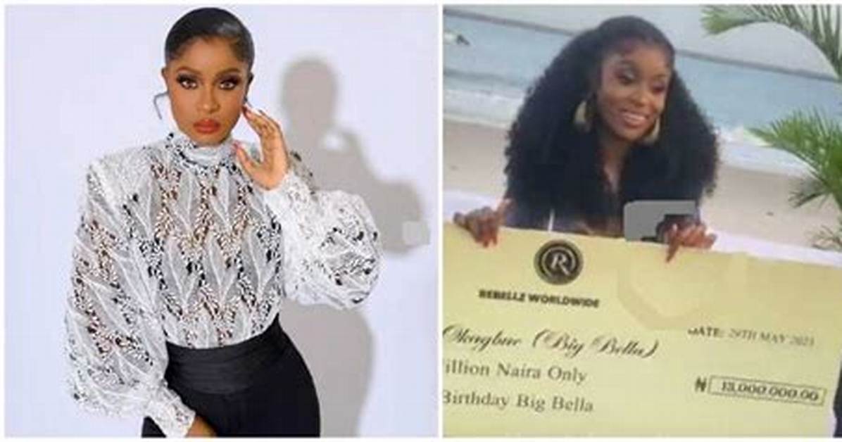 Birthday Beauty: Bbnaija Bella Sports Crochet Look in Stunning Photos as She Marks New Age