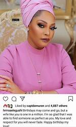 Birthday Glam: Oba Elegushi's First Wife Dons Elegant Asoke Ensemble for Her Special Day