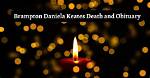 Brampton Daniela Keates Obituary and Death Cause: Family