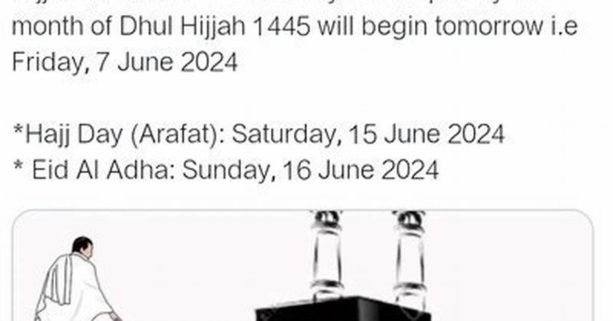 Breaking: Eid-El-Kabir 2024 Date Confirmed as Saudi Arabia Sights Dhul Hijjah Crescent