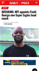 Breaking: Finidi George in or out? Nff Announces 3 Resolutions on Super Eagles
