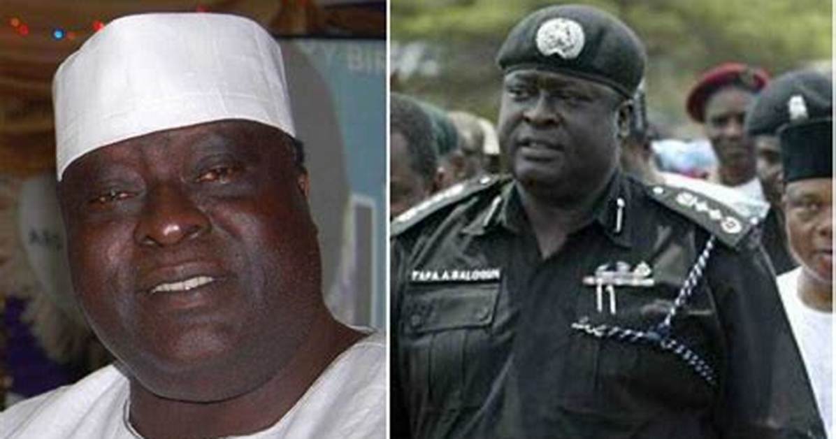 Breaking: Former Inspector General of Police Tafa Balogun Is Dead