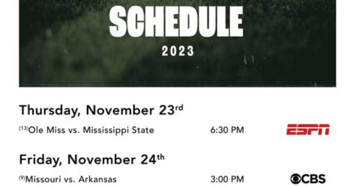 College Football Tv Schedule Week 13