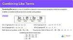 Combine Like Terms 3A-{4A+3[2A-2(2A+3B)-(A-B)-6(A+B)]-(7A-6B)}
