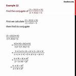 Conjugate 2 + 3I and 3 + -7I