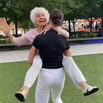 Cute Moment Grandma and Granddaughter Dance in Front of Tv to Wizkid's Ginger Song