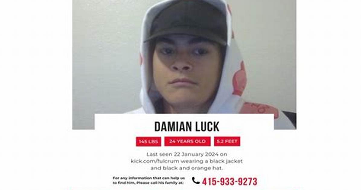 Damian Luck | Is He Found Yet | Missing Case