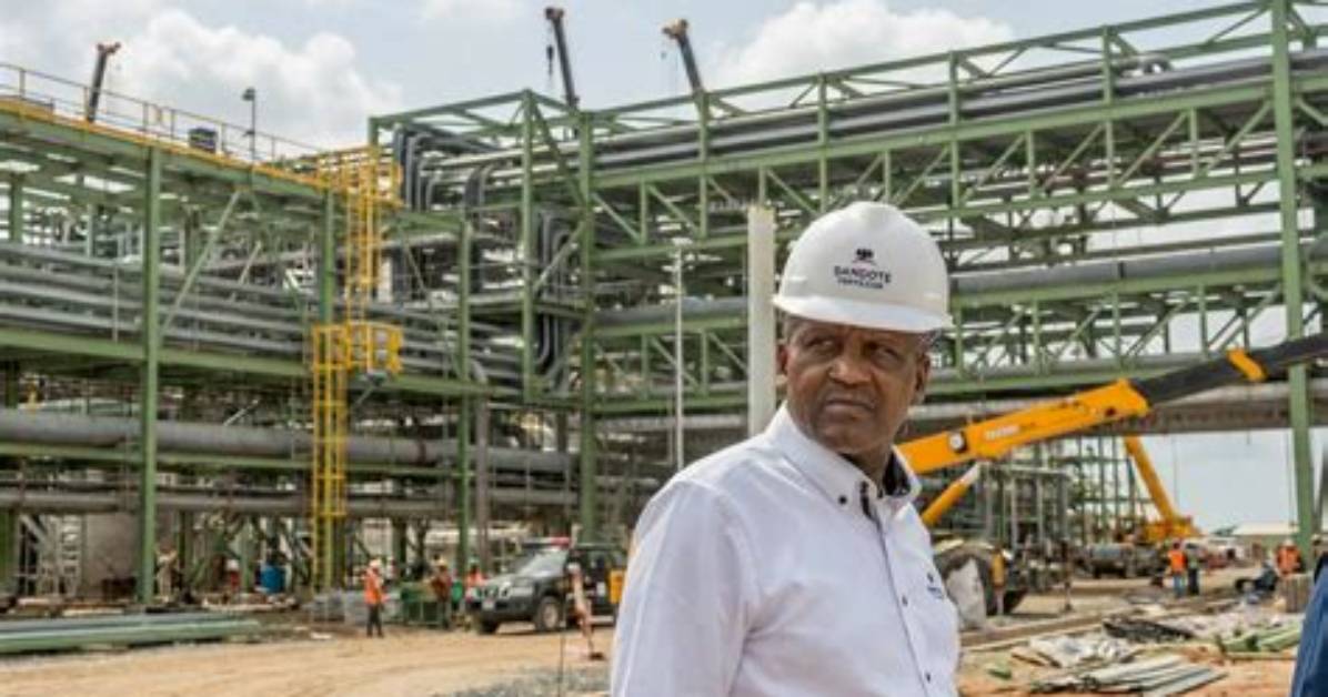 Dangote Group Makes Promises as Refinery Production Set to Commence After over N11Trn Investment