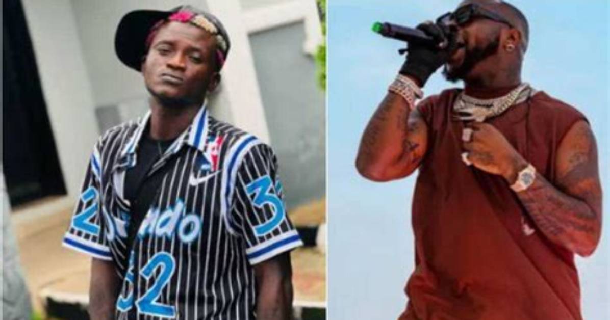 “Davido Don Follow Me Back Aza Man": Portable Celebrates as Colleague Follows Him Again on Ig, Fans React