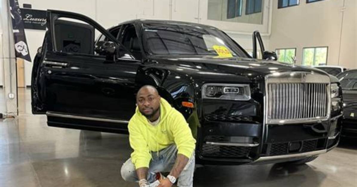 Davido’s 2021 Rolls Royce Cullinan That Cost Him N240 Million Finally Arrives in Lagos