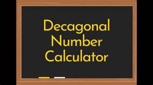 Decagonal Number Calculator