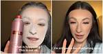 "Defective" One/Size Setting Spray Turns Woman Ghost-White