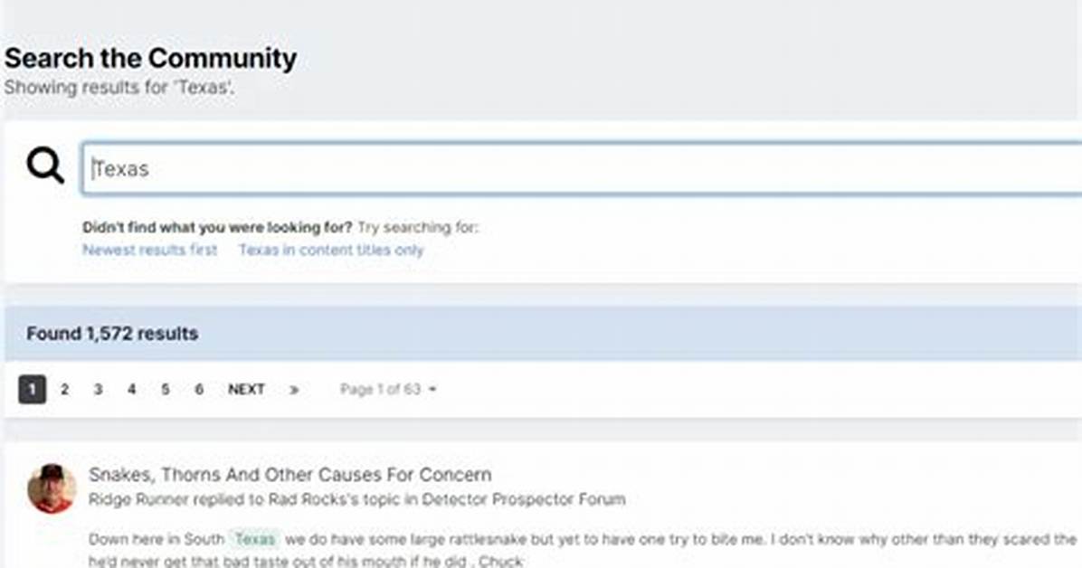 Detector Prospector Forum – List of Detector Prospector Discussions and Forums