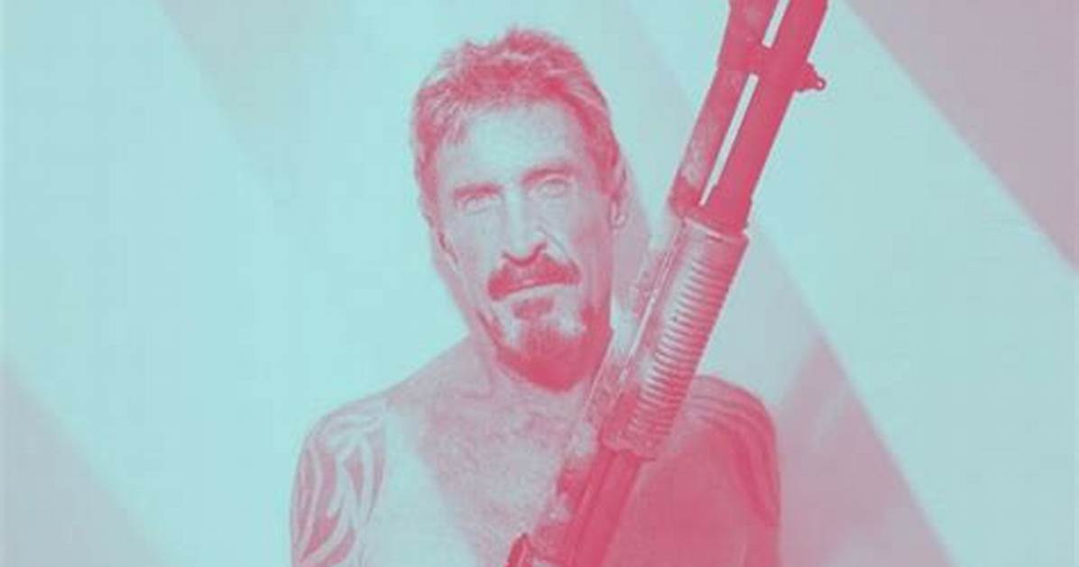 Developer John Mcafee's Ex-Girlfriend Claims He Faked His Death