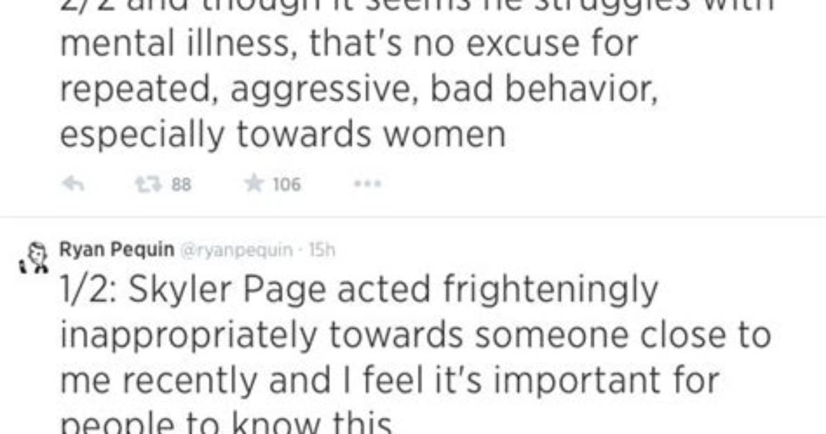 Did Allegations Against Skyler Page Contribute to 'Clarence' Ending?