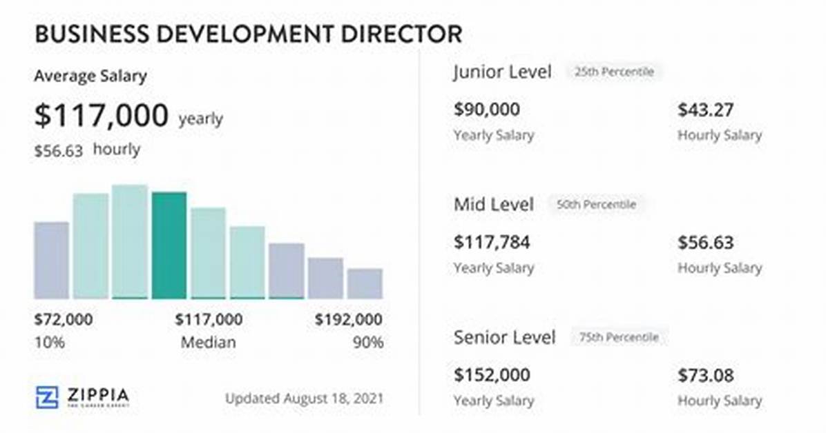Director of Business Development Salary – Earnings and Hourly Wages