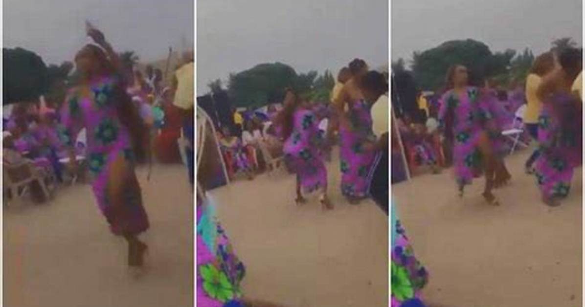Dramatic Moment Lady in High Heels 'Scatters' Dance Floor at Party, Twerk to Outmatch Others in Viral Video