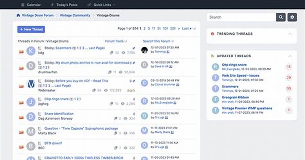 Drum Forum – List of Drum Discussions and Forums