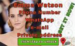 Emma Watson Phone Number Whatsapp Number Contact Num Mobile