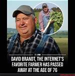 Farmer David Brandt from the "It's Honest Work" Meme Has Died — What Happened?