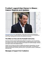 Football Legend Illness Before Death