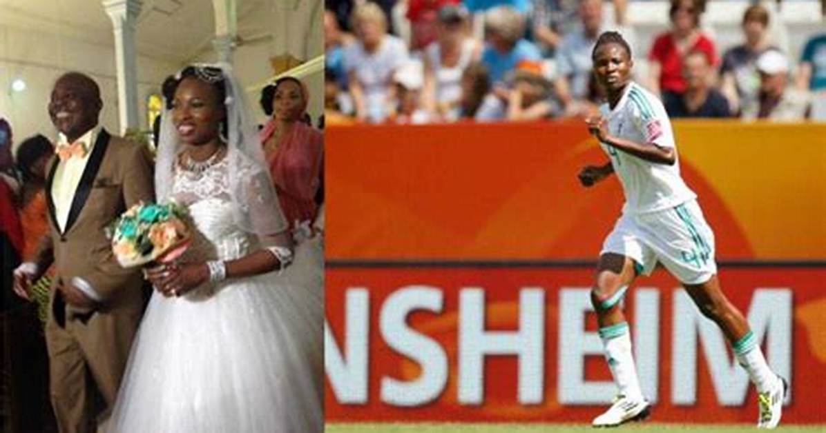Former Super Falcons Captain Loses Husband Barely Five Year's After Marriage Ceremony